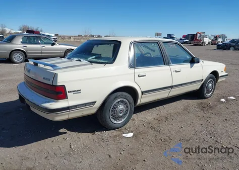 1990 Buick Century Limited z USA, uszkodzony, nr VIN 1G4AL54N3L6409069